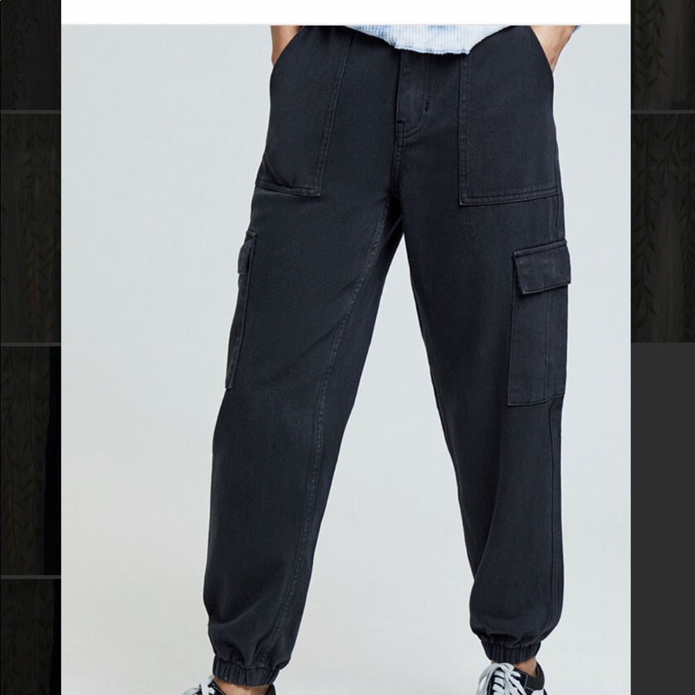 NWT Pacsun Black Cargo Joggers